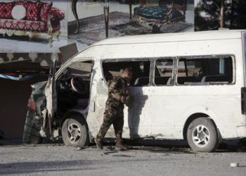 Official: Bomb in Afghan capital targeted TV bus, 2 dead | World News