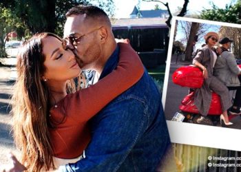 Israel Houghton and Wife Adrienne Bailon Ride Scooter in Sweet Photo from Their Paris Trip