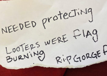 A World War II Flag Taken During a Reno Protest is Returned