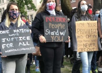 Hundreds protest George Floyd’s death in downtown Bangor — Bangor — Bangor Daily News — BDN Maine