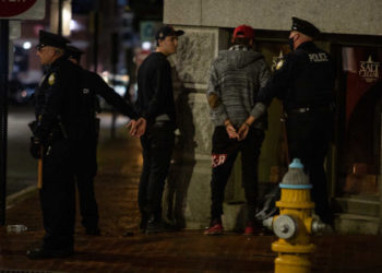 10 arrested after confrontation outside Portland police station — Portland — Bangor Daily News — BDN Maine