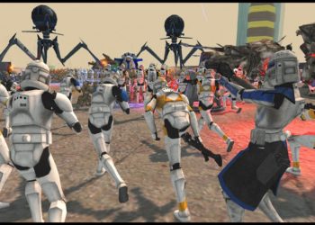 REALISTIC Clone Wars Christophsis Defense! – Men of War: Star Wars Mod Battle Simulator