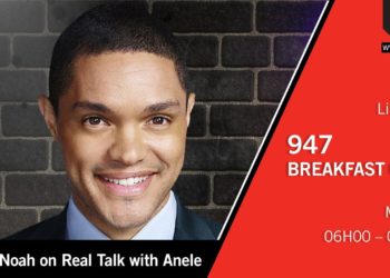 Trevor Noah on Real Talk with Anele