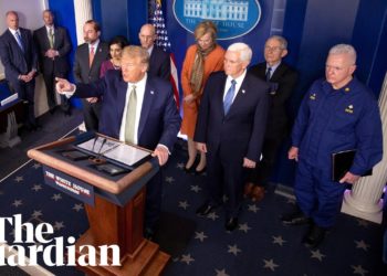 Coronavirus: US task force holds daily news briefing – watch live