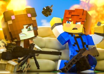 The ACADEMY is at WAR !? || Minecraft Daycare Academy