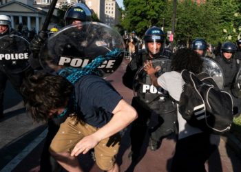 Washington protest: How aggressive politics and policing turned a peaceful protest into a violent confrontation