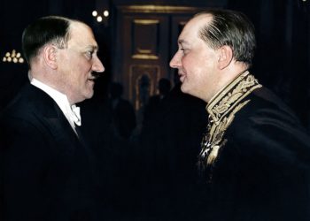 Facebook bans woman for sharing her colourised World War Two images that showed Hitler and Goering