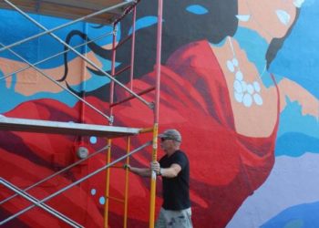 Hunter’s mural bringing joy during uncertain time | Arts-entertainment
