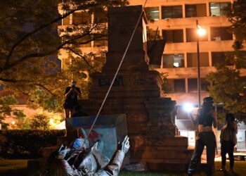 Trump in Tulsa after Juneteenth; DC Confederate statue burned: Updates