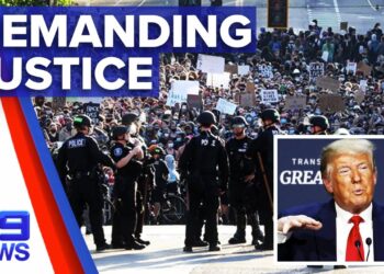 US enters third week of protests | Nine News Australia