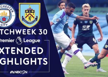 Manchester City v. Burnley | PREMIER LEAGUE HIGHLIGHTS | 6/22/2020 | NBC Sports