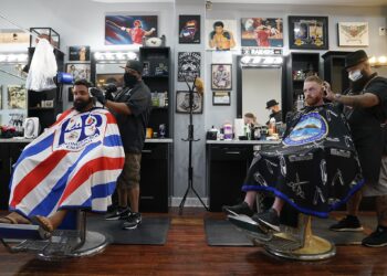 Californians can get their hair done outdoors — but no shampoos