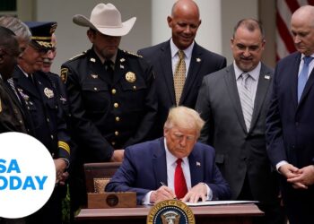 President Trump signs Safe Policing for Safe Communities executive order | USA TODAY