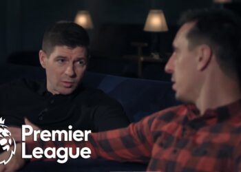 Steven Gerrard: Gary Neville's Soccerbox | Premier League | NBC Sports