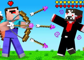 *UNLIMITED* HEALTH Arrows in Minecraft UHC