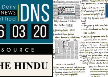 Daily News Simplified 06-03-20 (The Hindu Newspaper – Current Affairs – Analysis for UPSC/IAS Exam)