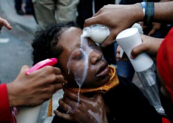 Officer challenges official account of rout against US protesters | USA News