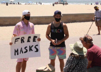 Comics make viral video about Surf City’s ‘mask shortage’ – Orange County Register