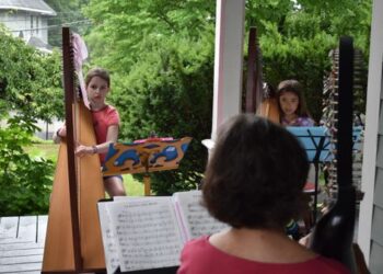 Is that harp music coming from the driveway?