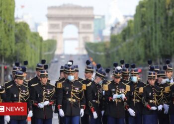 Bastille Day: France honours health workers amid pandemic