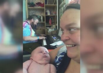 NICU baby recovering thanks to dad’s music