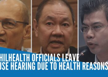 3 PhilHealth officials leave House hearing due to health reasons