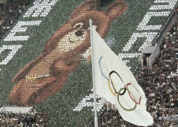 Cold War rivalries split the Olympics in Moscow in 1980