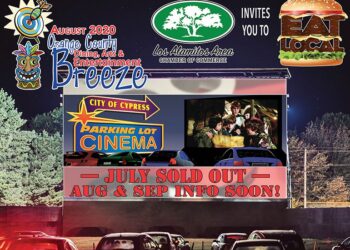 August 2020 OCB DARTS Dining Arts and Entertainment guide available now