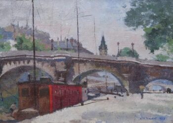 Historic pre-Second World War painting of Paris up for auction in Wokingham