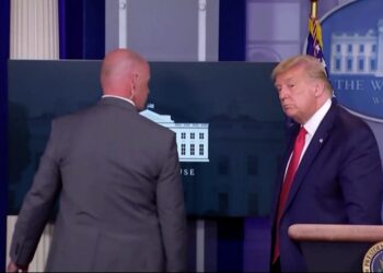 Trump says someone shot near White House