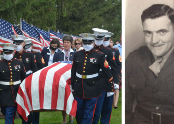 Watch now: 77 years later, fallen World War II Marine buried in Deer Creek | Local News