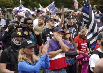 Late night protest in Portland, Oregon, declared unlawful | National