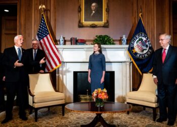 Amy Coney Barrett meets McConnell, Pence, Grassley, Graham