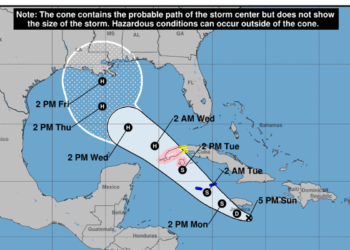 Forecasters warn new tropical depression could become hurricane