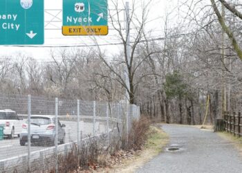 South Nyack trailside sign delivers pop music prank