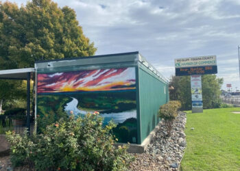 Murals go up on Red Bluff chamber building – Red Bluff Daily News