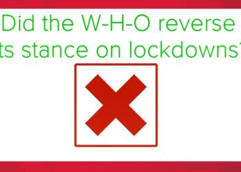 Lockdown guidelines USA: World Health Organization fact-check