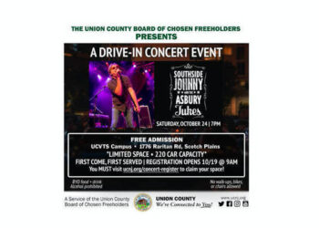 Union County Freeholders Present Southside Johnny Drive-In Concert on Oct. 24, Here’s How to Register
