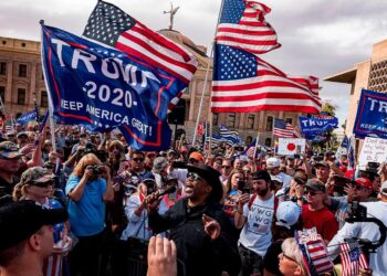 ‘Trump can still win’: The President’s supporters remain defiant after Biden’s victory