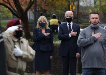 Biden in transition, Trump honors Veterans Day