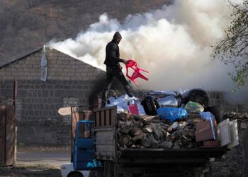 Armenians Torch Their Homes on Land Ceded to Azerbaijan | World News