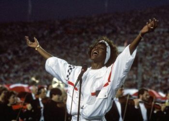 When Whitney Houston soared, and lifted an anxious nation at war