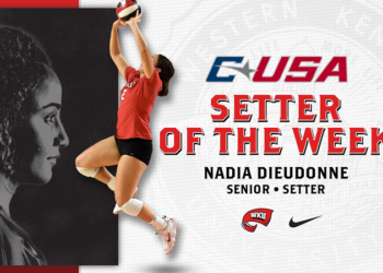 Nadia Dieudonne Earns Fifth C-USA Setter of the Week Award