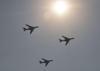 China flies at least 20 war planes in Taiwan airspace