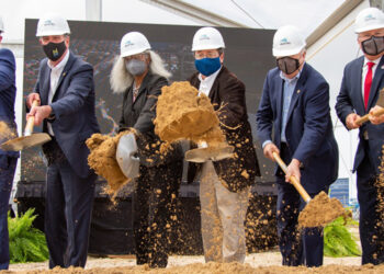 Austal USA breaks ground for steel manufacturing line