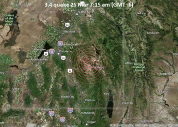 Small 3.4 quake hits near Pocatello, Bannock County, Idaho, USA / VolcanoDiscovery