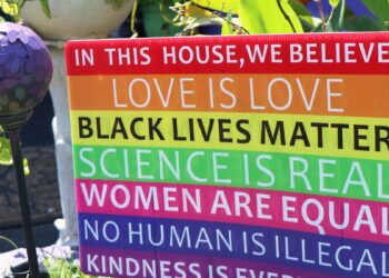 LGBTQ, BLM banners wave in war with Confederate flag on Florida street