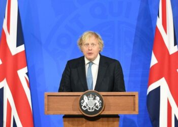 British Prime Minister Johnson Reacts to Death of Prince Philip | World News